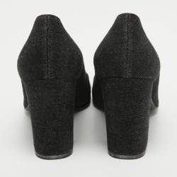 Dolce & Gabbana Black Denim Pumps Size 38