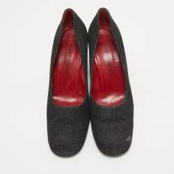 Dolce & Gabbana Black Denim Pumps Size 38