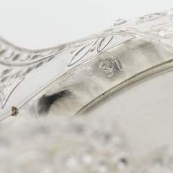 Pre Owned Dolce & Gabbana Transparent PVC Cinderella Swarovski Embellished Pumps Size 37