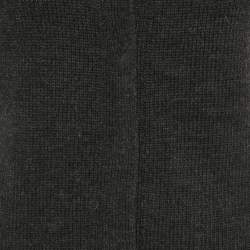 Dries van Noten Grey Detachable Fur Trim Sleeveless Cardigan M