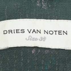 Dries van Noten Multicolor Sequined Knit Cardigan M