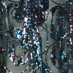 Dries van Noten Multicolor Sequined Knit Cardigan M