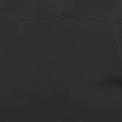Pre Owned Dries van Noten Black Tulle and Crepe Blouse M