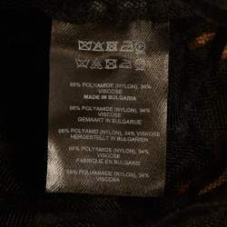 Pre Owned تنورة دريز فان نوتن تول شفاف مخطط سوداوي بقلم رصاص صغيرة