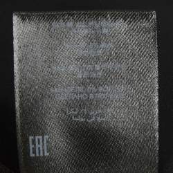 Pre Owned Dries van Noten Black Stretch Silk Mini Skirt S