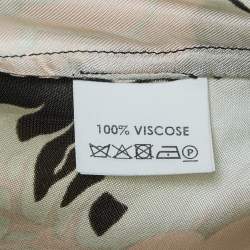 Dries van Noten Multicolor Floral Printed Satin Jacket L