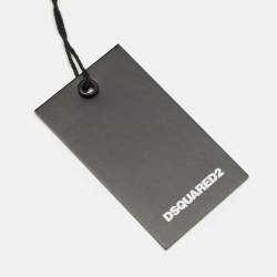 Pre Owned Dsquared2 Olive Green Icon Embroidered Canvas Baseball Cap One Size