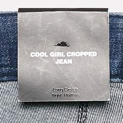 Dsqaured2 Blue Washed Denim Cool Girl Cropped Jeans S Waist 32"