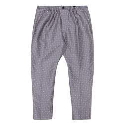 Dsquared2 Grey Contrast Floral Pattern Jacquard Pants XXL