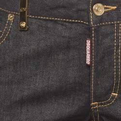 Pre Owned Dsquared2 Blue Denim Skinny Jeans L/Waist 34"
