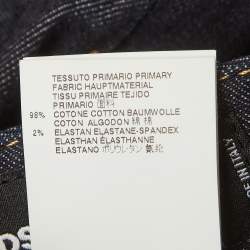 Pre Owned Dsquared2 Blue Denim Skinny Jeans L/Waist 34"