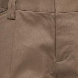 Pre Owned Dsquared2 Grey Chino Cropped Tailored Trousers M