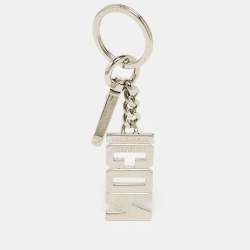 Dsquared2 Icon Logo Silver Tone Key Ring