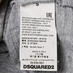 Dsquared2 Multicolor Anime Manga Print Cotton Crew Neck T-Shirt S