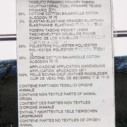 Pre Owned Dsquared2 Blue Distressed Denim Cool Girl Cropped Jeans S Waist 31"