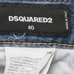 Dsquared2 Blue Distressed Denim Cool Girl Jeans S Waist 30"