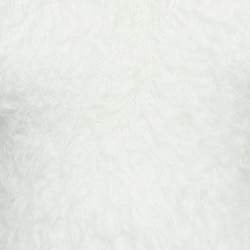 Dsquared2 White Textured Knit Crewneck Top M