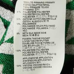 Dsquared2 Tricolor Chevron Pattern Cotton Blend Jacket S