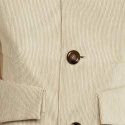 Dsquared2 Beige Corduroy Button Front Jacket M