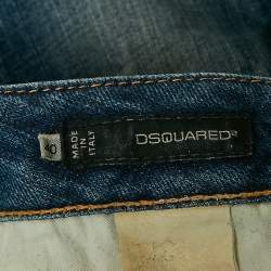 Pre Owned Dsquared2 Blue Washed Denim Jeans S Waist 29"