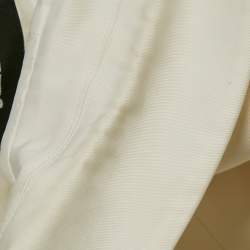 Pre Owned Dsquared2 White Gabardine Tailored Blazer S