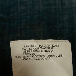 Pre Owned Dsquared2 Blue Distressed Denim Shorts L Waist 35"