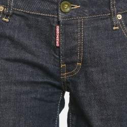 Pre Owned Dsquared2 Blue Denim Short M Waist 32"