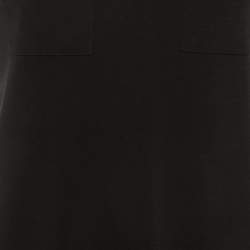 Pre Owned Dsquared2 Black Wool Bodycon Dress S
