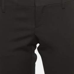 Pre Owned Dsquared2 Black Gabardine Sequin Detail Trousers M