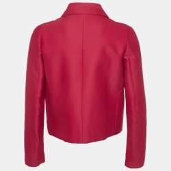 Pre Owned Dsquared2 Pink Silk Blend Regular Fit Blazer M