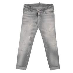 grey cuffed jeans
