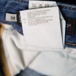 Dsquared2 Indigo Distressed Splatter Effect Denim Skinny Jeans S