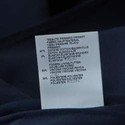 Pre Owned Dsquared2 Navy Blue Cotton Sleeveless Dress L