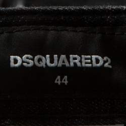 Pre Owned Dsquared2 Black Washed Out Distressed Denim Jeans M