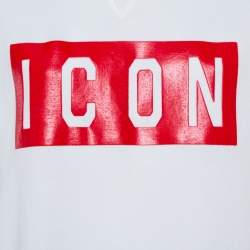 Dsquared2 White Icon Print Sweatshirt XL
