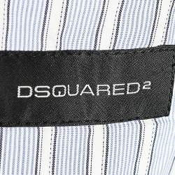 Dsquared2 Vintage Khaki Cotton Distressed Utility Jacket XXS