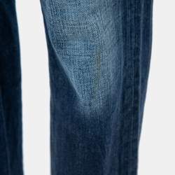 Dsquared2 Navy Blue Denim Paint Splatter Jeans L 