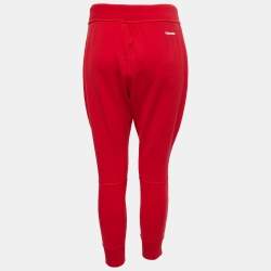 Dsquared2 Red Cotton Icon Print Joggers S