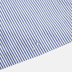 Dsquared2 Blue Striped Cotton Pleated Skirt M