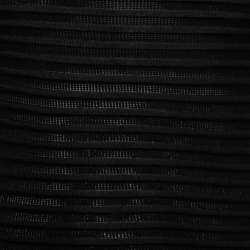 Pre Owned Dsquared2 Black Ribbed Knit Flared Midi Dress M