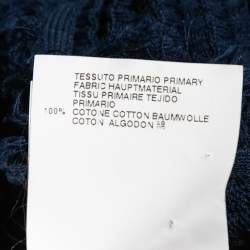 Dsquared2 Navy Blue Knit Open Front Shrug L