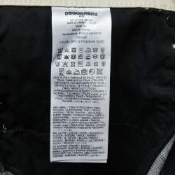 Pre Owned Dsquared2 Dark Grey Washed Denim Jeans XXL Waist 36"