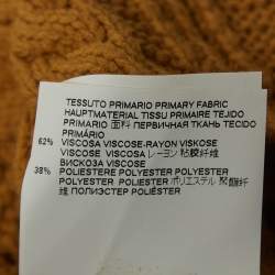 Pre Owned Dsquared2 Mustard Yellow Knit Sleeveless Mini Dress S