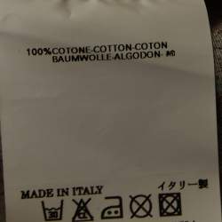 Pre Owned Dsquared2 Brown Flowers Print Cotton Full Sleeve Shirt S