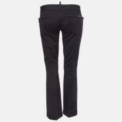 Dsquared2 Black Wool Trousers M