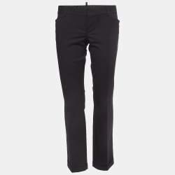 Dsquared2 Black Wool Trousers M
