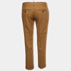 Dsquared2 Brown Cotton Formal Trousers M