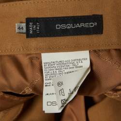 Dsquared2 Brown Cotton Formal Trousers M