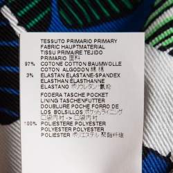 Pre Owned Dsquared2 Multicolor Pedal Print Cotton Sleeveless Mini Dress M