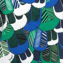 Pre Owned Dsquared2 Multicolor Pedal Print Cotton Sleeveless Mini Dress M